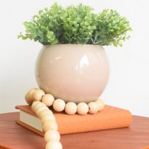 Arranjo de Folhagem Artificial Verde Eucalipto no Vaso de Vidro Fendi | Distribuidor Das Flores