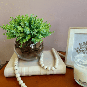 Arranjo de Folhagem Eucalipto Artificial no Vaso de Vidro | Distribuidor Das Flores