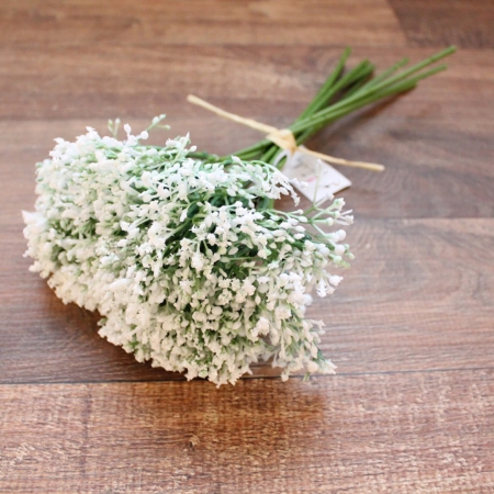 Buquê de Flores Artificiais de Mosquitinho Branco| Distribuidor Das Flores