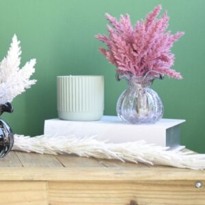 Buquê de Folhagem Envelhecida Artificial Pink | Distribuidor Das Flores