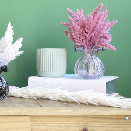 Buquê de Folhagem Envelhecida Artificial Pink | Distribuidor Das Flores