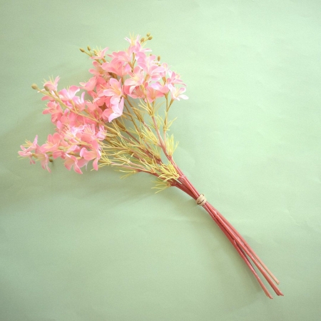 Buquê Flor do Campo Artificial Rosa |flores Permanentes Distribuidor Das Flores