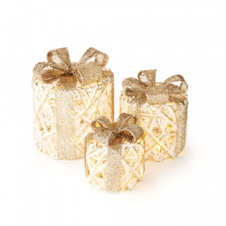 180_caixas_de_presente_decorativas_com_led_cru_e_ouro_1_20250912141151_7763e3a0dc8e.jpg Caixas de Presente Decorativas com LED Cru e Ouro (Jogo com 3 Peças) | Natal Encantado Distribuidor Das Flores