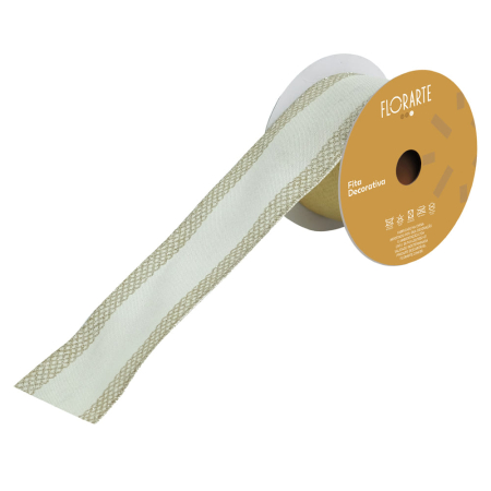 180_fita_aramada_linho_com_glitter_e_costura_3591_1_68255db74a7171b37e52ef7630b32bd1.jpg Fita Aramada de Linho com Glitter e Costura Bege Champanhe 6,3cm x 9,14m | Natal Distribuidor Das Flores