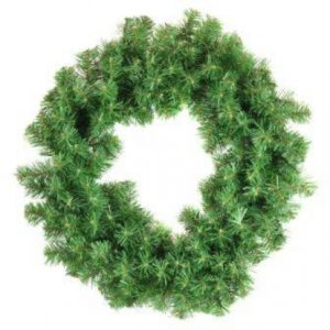 Guirlanda Canadense Aramada Verde 60cm com 160 Galhos Verdes | Natal Encantado Distribuidor Das Flores