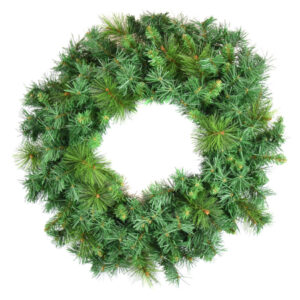 Guirlanda de Natal Verde de Luxo 60cm Estrutura Reforçada | Natal Distribuidor Das Flores