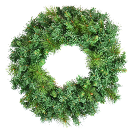 Guirlanda de Natal Verde de Luxo 60cm Estrutura Reforçada | Natal Distribuidor Das Flores