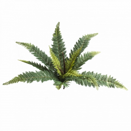 Kit com Doze Samambaias Toque Natural | Flores Artificiais Distribuidor Das Flores