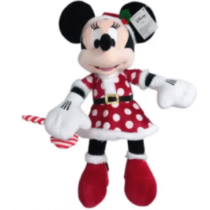 Minnie com Vestido de Poá Vermelho 30cm (Disney) | Natal Encantado Distribuidor Das Flores
