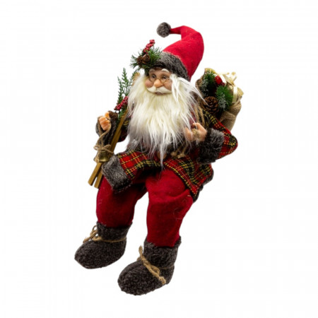 Papai Noel Sentado 45cm | Natal Encantado Distribuidor Das Flores