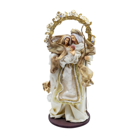 Sagrada Família Decorativa Nude 25 cm | Distribuidor Das Flores